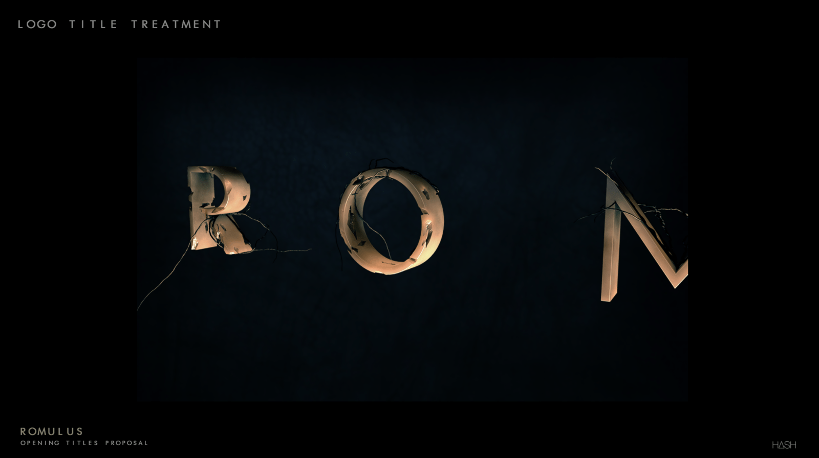 ROMULUS TV SERIES // OPENING TITLES PROPOSAL